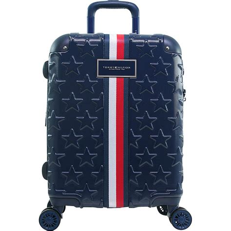 tommy hilfiger carry on suitcase.